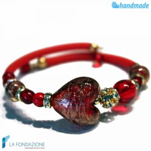 Valentino Rosso – Bracciale in vetro di Murano - BRAC0042