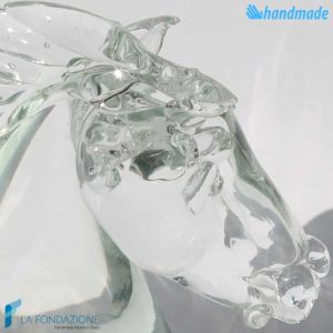 Horse Head made in Murano glass - SCUL001