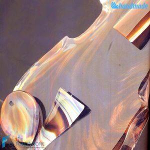 Violin made in Murano glass and Chalcedony - SCUL010
