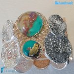 Bracciale maxi bolle oyster in vetro di Murano – BRAC0063
