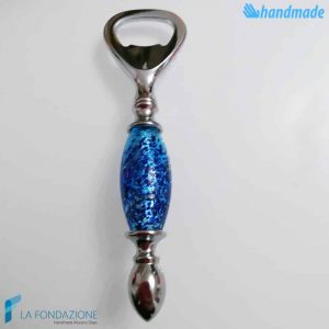 Blue Ocean Bottle Opener made in Murano glass - CAVA0014