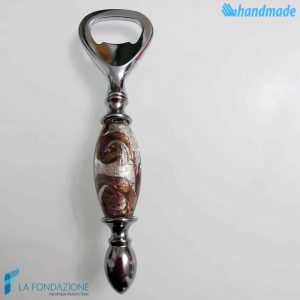Bottle opener Ancient Decoration made in Murano glass - CAVA0015