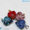 Set of 4 Phoenician Hearts Pearls handmade in Murano glass and avventurine Italy - La Fondazione - PERLA010