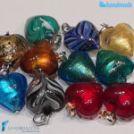 Set of 10 Mixed Hearts with Aventurine Pearls – La Fondazione – PERLA021