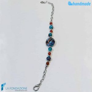 Phoenician Ocean bracelet with aventurine - La Fondazione snc - BRAC0067
