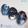 Tris Peacock Silver Ring with Blue Aventurine - La Fondazione snc - RINGS0119