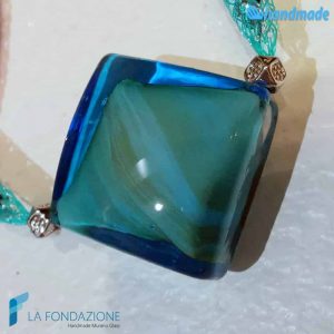 Tris Peggy necklaces in Murano glass and crystals - La Fondazione snc - COLL0108