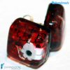 Flower Cube Earrings handmade Murano glass - La Fondazione snc - EARRINGSC0035