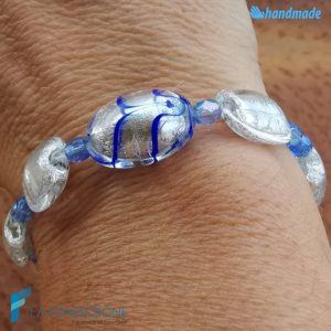 Reverse bracelet handmade in Murano glass - La Fondazione snc - BRAC0071