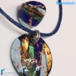 Parure Laguna Blu con collana e anello – La Fondazione snc – PARU0055