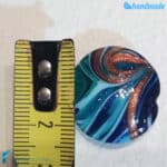 Phoenician Ocean beads with aventurine handmade in Murano glass – La Fondazione snc – PERLA032