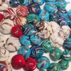 Phoenician beads with aventurine handmade in Murano glass - La Fondazione snc - PERLA040