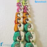 Maui beads with aventurine handmade in Murano glass – La Fondazione snc – PERLA045