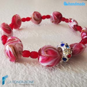 Phoenician full lady bracelet with aventurine - La Fondazione snc - BRAC0079