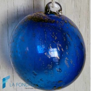 Pack of 4 Gold Christmas Balls handmade Murano glass - La Fondazione snc - TMAS003