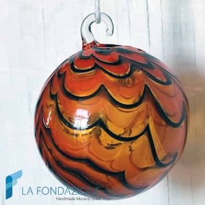 Spider Christmas balls handmade Murano glass - La Fondazione snc - TMAS014
