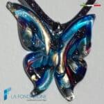 Nocturnal butterfly necklace handmade in Murano glass – COLL0120