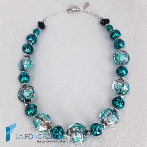 Marina Beach necklace with aventurine | La Fondazione snc | COLL0125