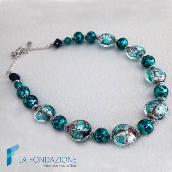 Marina Beach necklace with aventurine | La Fondazione snc | COLL0125