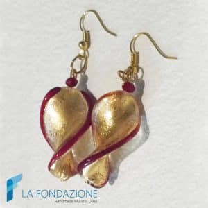Byzantium earrings with gold | EARRINGSC0069 | La Fondazione snc